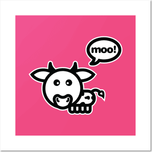 Moo Posters and Art